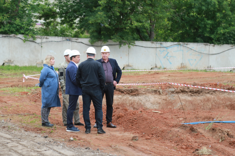 В Ижевске началось строительство спортзала для школы № 51.