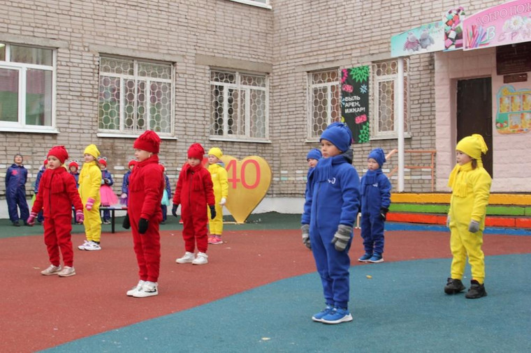 В детских садах Ижевска открываются спортивно-игровые площадки по программе «Наша инициатива».