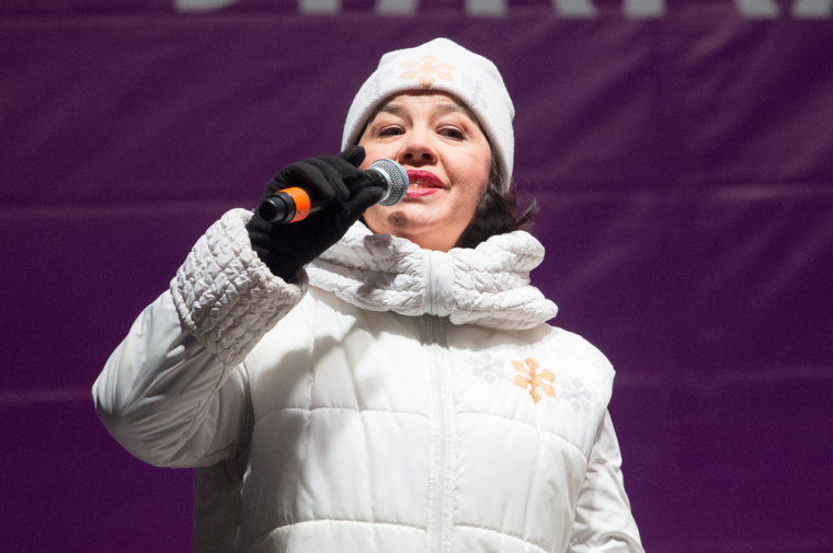 ​В концертной программе «Мама в деле» на Центральной площади Ижевска представили достижения женщин Удмуртии.